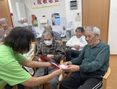 「敬老会」感謝状贈呈